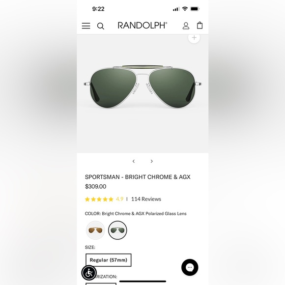 COPY - Beautiful brand new sunnies! Amazing but are just a little too small on … - Picture 6 of 6